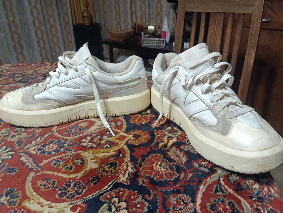 кроссовки полностью натуральная кожа NEW BALANCE 43р=27.8см КИТАЙ