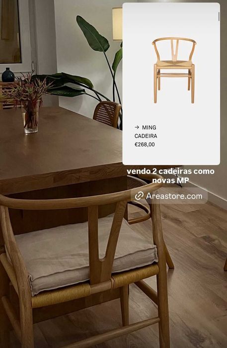 Cadeiras Area - Ming - Jantar