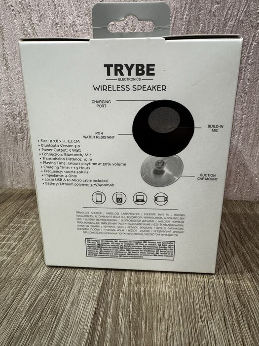 Портативна колонка на присосці