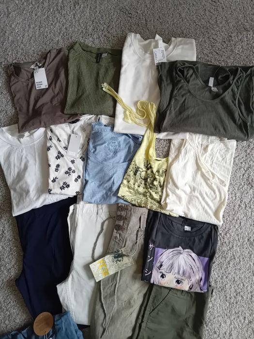 Zestaw ubrań damskich/16 sztuk/ rozmiar L/40 nowe