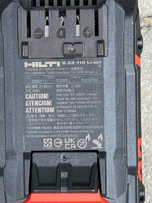 Klucz udarowy Hilti siw 4at-22 + 2 bat + ładowarka/Lombard Krzysiek