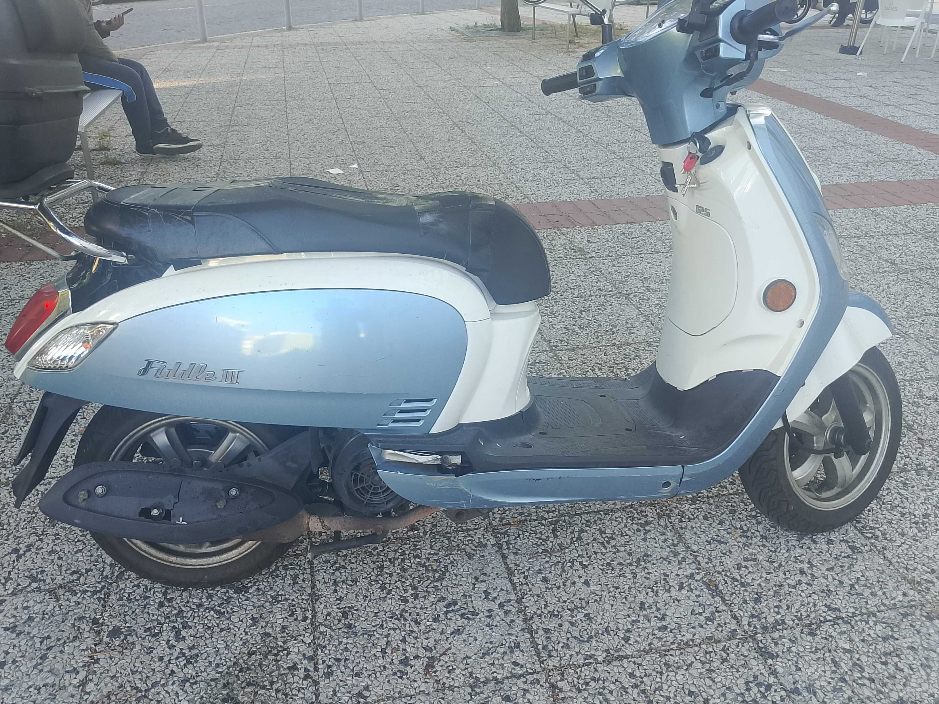 Sym fiddle 3 125, 2017 Model