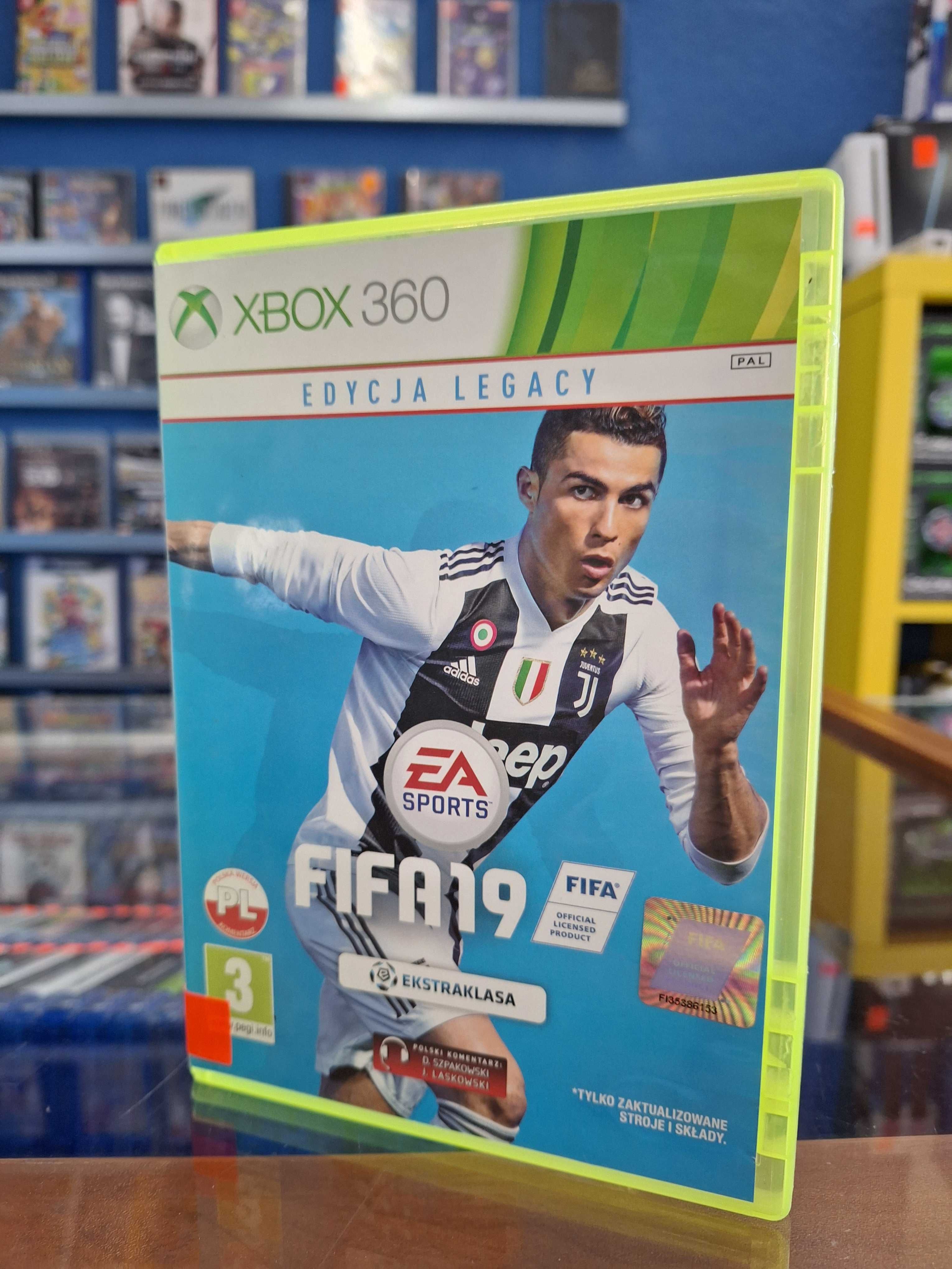 Fifa 19 Edycja Legacy Xbox 360, BDB, CentrumGrania