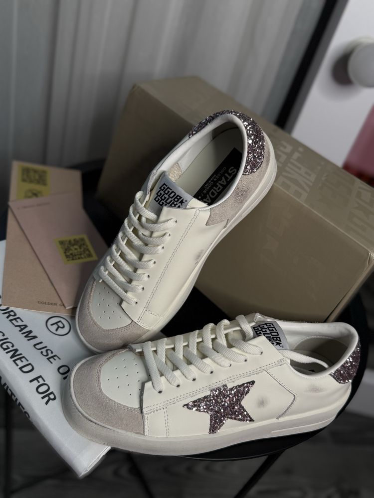 golden goose кеды белые женские голден гуз гг