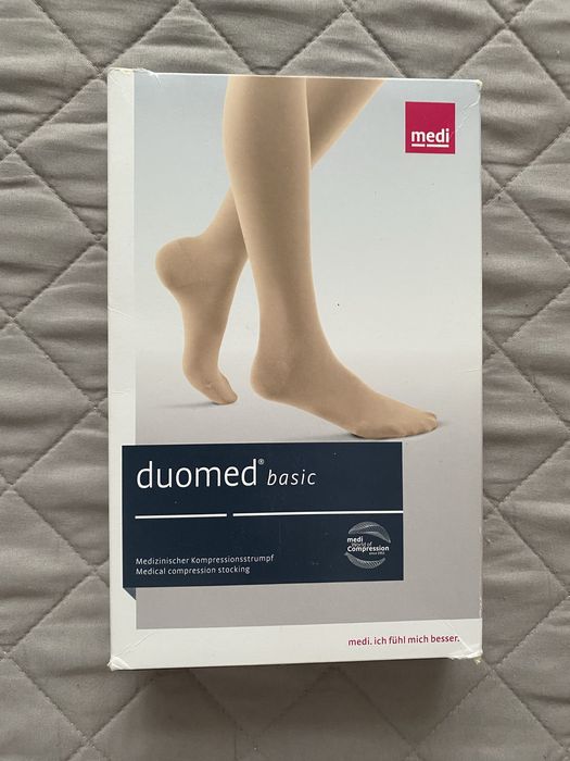 Чорні панчохи компресійні розмір 2 компресія 2 Duomed basic Medi