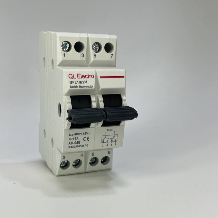 Перемикач введення резерву QL Electro 2М/4M, 63A