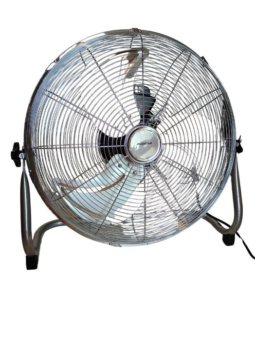 Wentylator podłogowy 18 cali 100W silny chrom 3 biegi przemysłowy