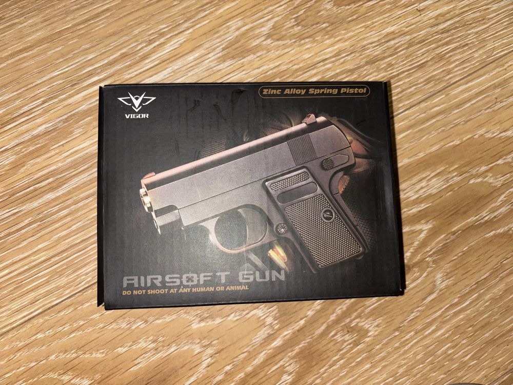 Pistola Airsoft Vigor G9 Full Metal – 6mm, 200 FPS