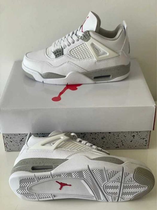 Buty Trampk Jordan 4 Retro White Oreo R.39