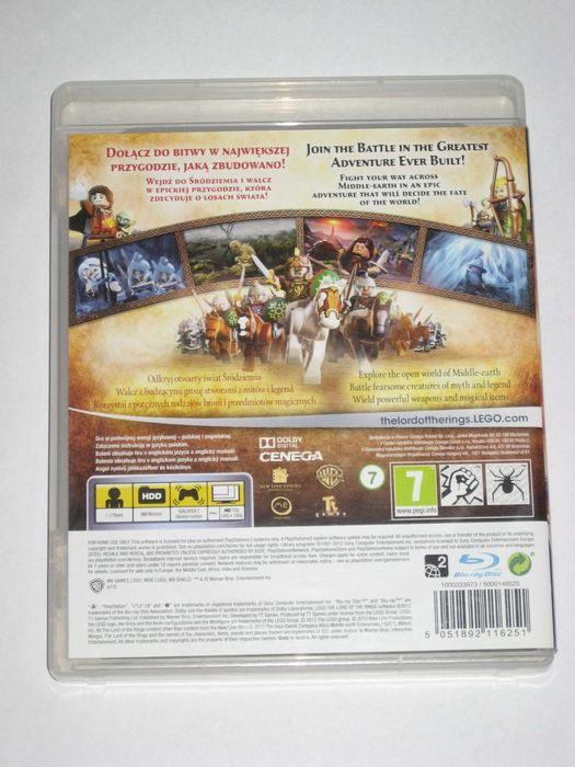 LEGO Władca Pierścieni! Lord Of The Rings! PL! PS3 po polsku!