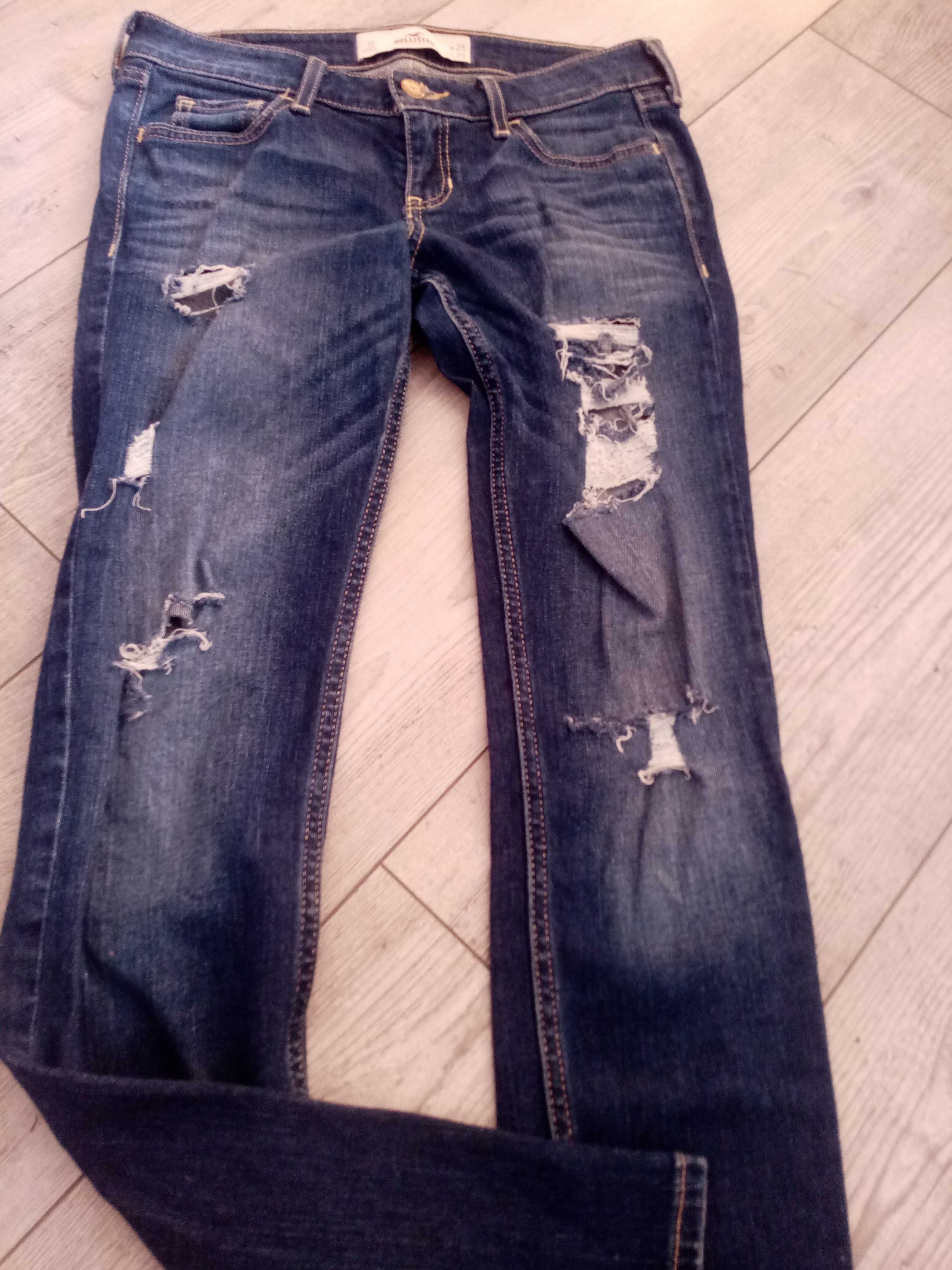 Abercrombie Hollister 25/29 Super jeansy j. NOWE