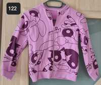 Bluza różowo-fioletowa w atomówki 122