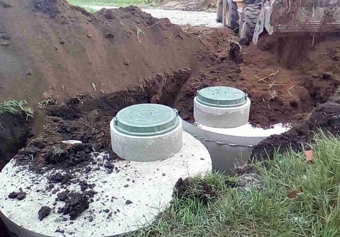 Септик під ключ. Каналізація с бетонних кілець. Копка та модернізація.