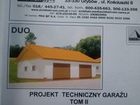 Projekt garażu Duo/Tom II