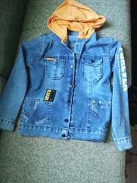 Куртка джинсова для дівчинки.