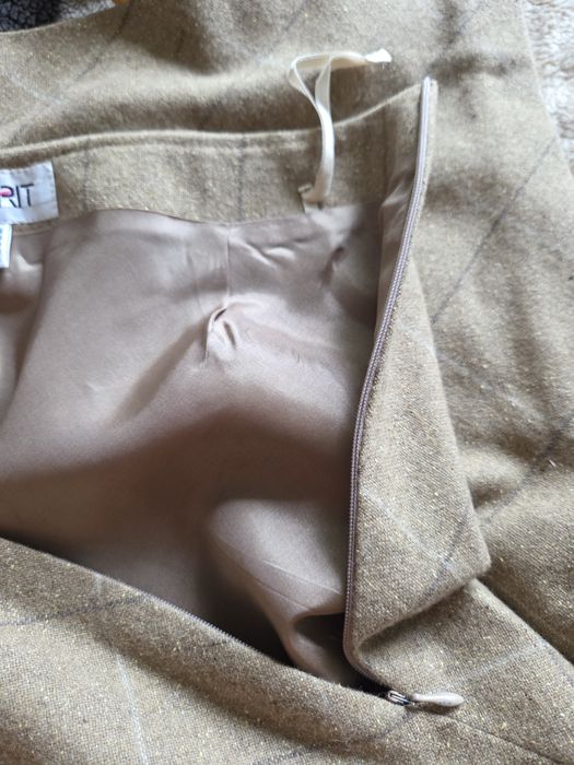 Spódnica w delikatną kratę r. 38 Esprit nowa bez metki