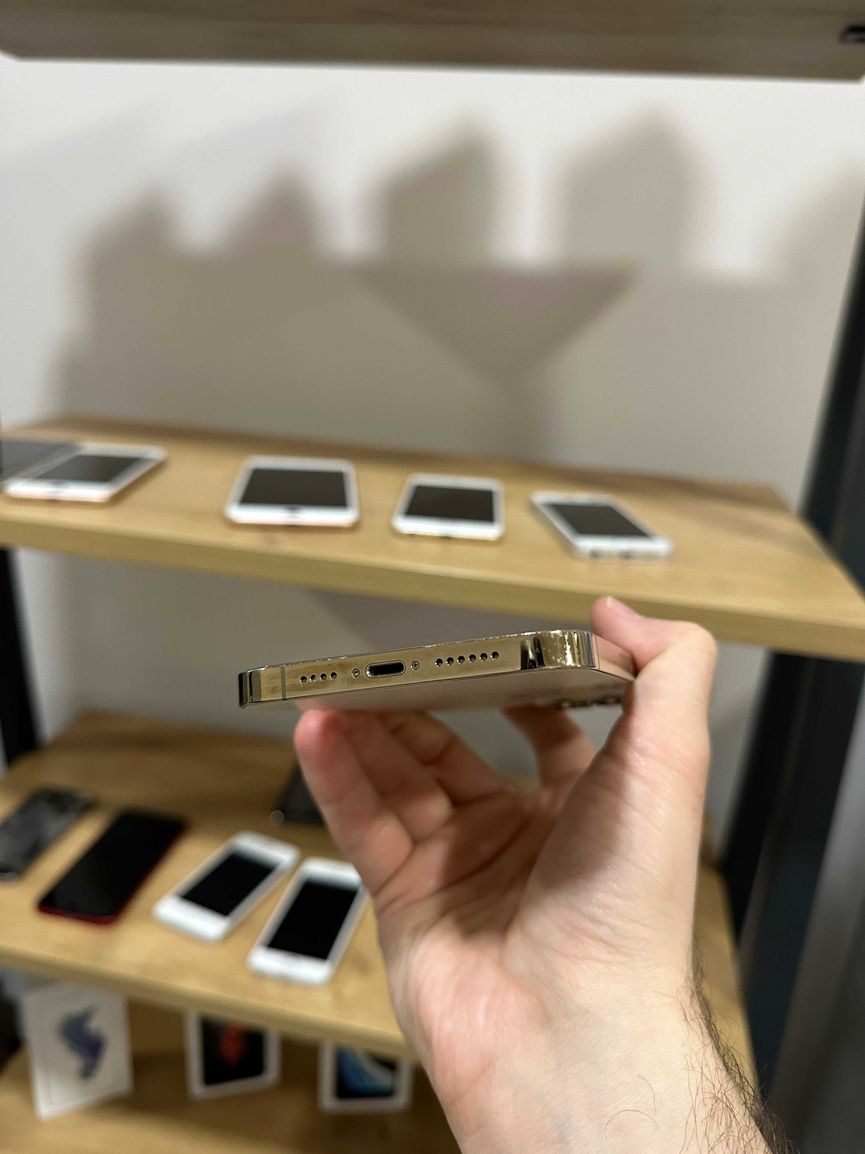 iPhone 13 Pro Max Gold АКБ 90% 256gb Unlock Розстрочка Обмін Магазин