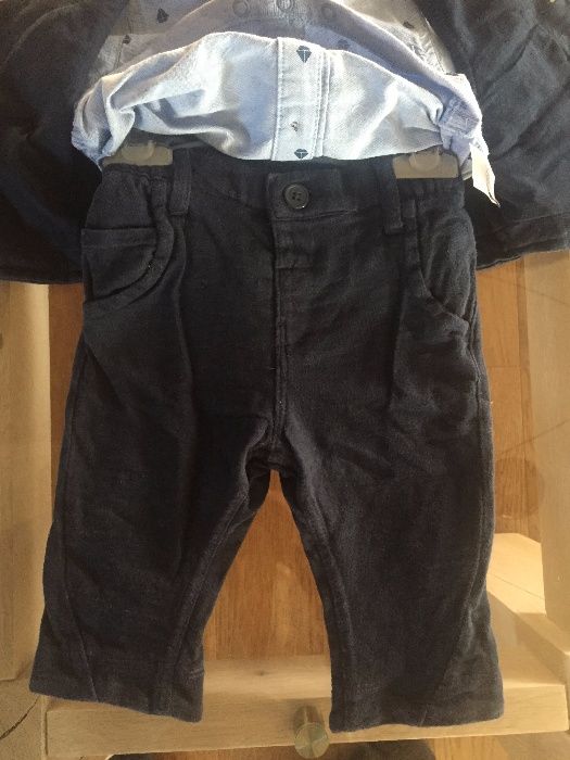 Next Baby garniturek chłopięcy 4 części r. 3-6 miesięcy