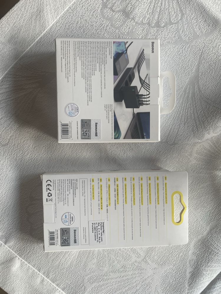 Ładowarka baseus 100w plus kabel usb-c 3 m