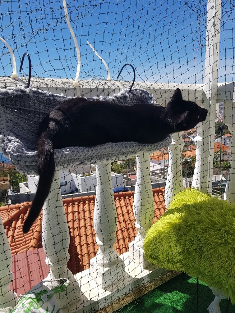 Cama de varanda para gatos