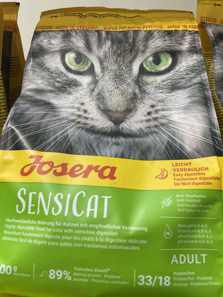 Joseta SensiCat корм для котів з вутливим травленням 400г