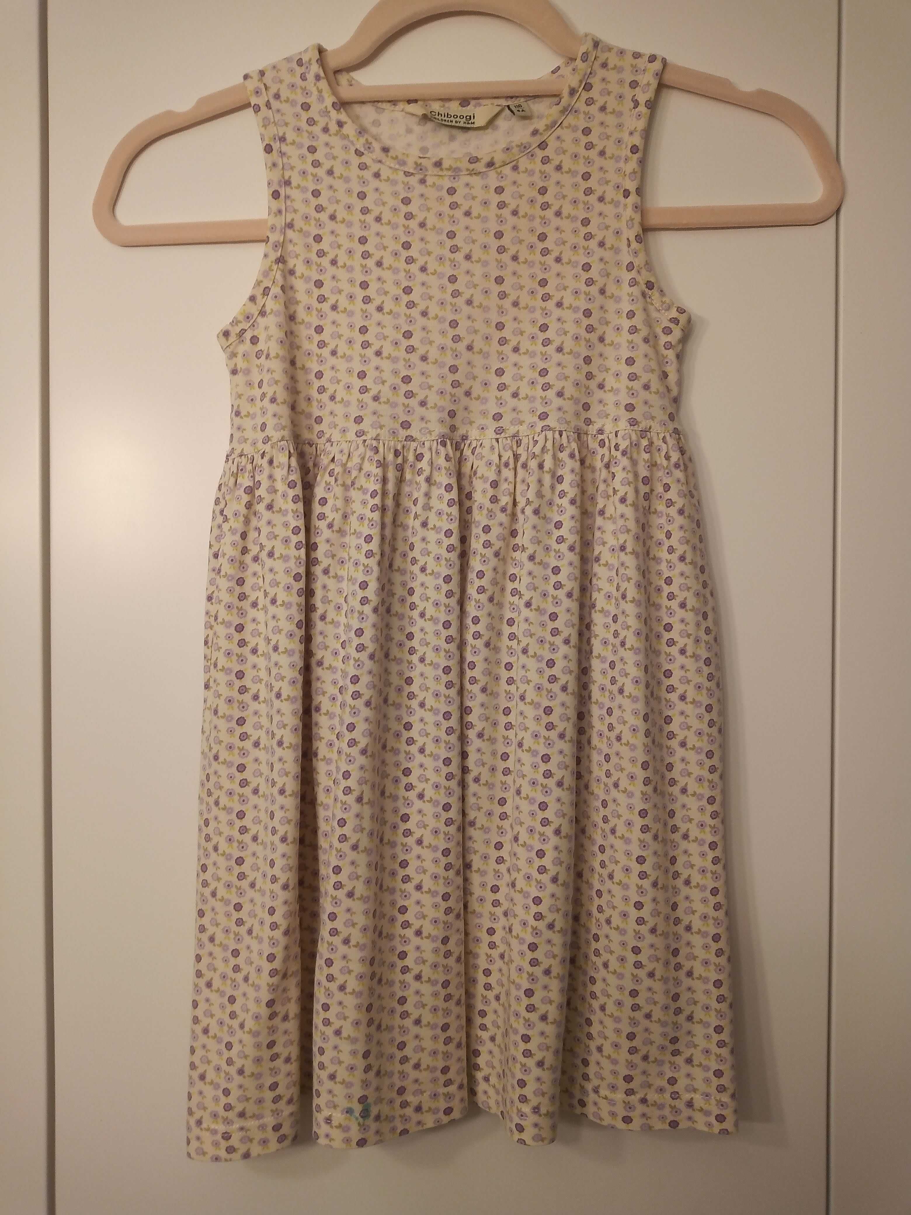 Sukienka bawełniana H&M 5-6 lat 116 cm