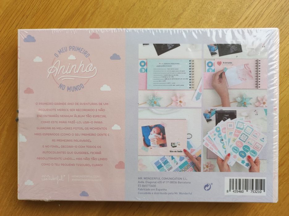 Álbum fotos bebé NOVO