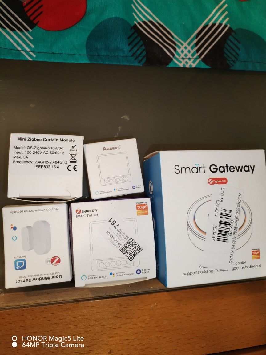 Smart gateway Kit central  e acessórios