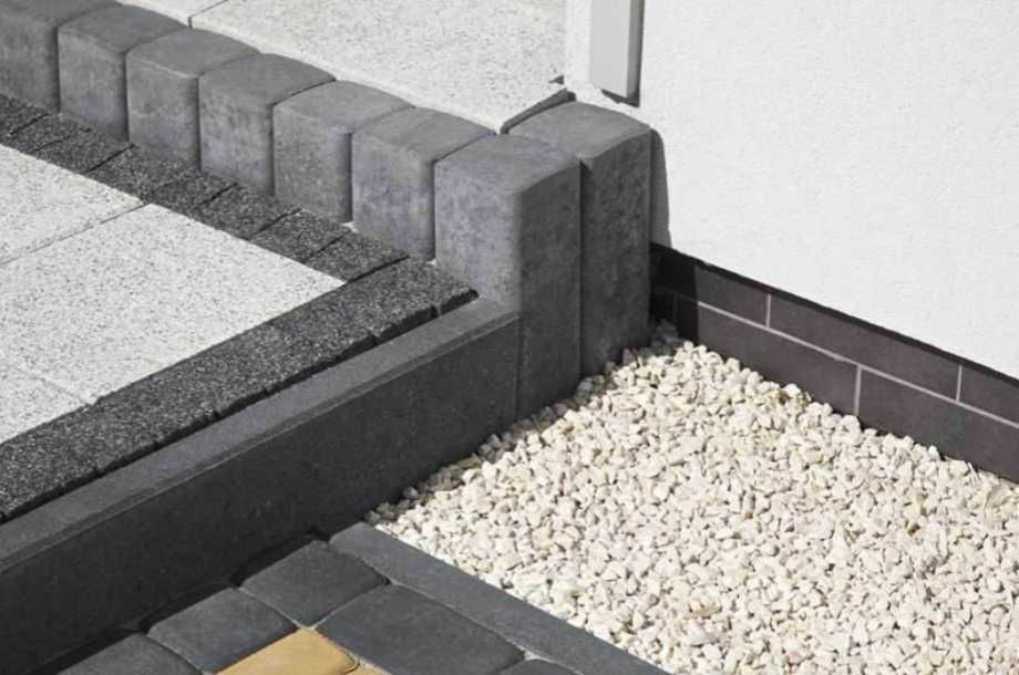 Obrzeże Trawnikowe krawężnik obrzeża bruk grys ziemia ogród beton żwir