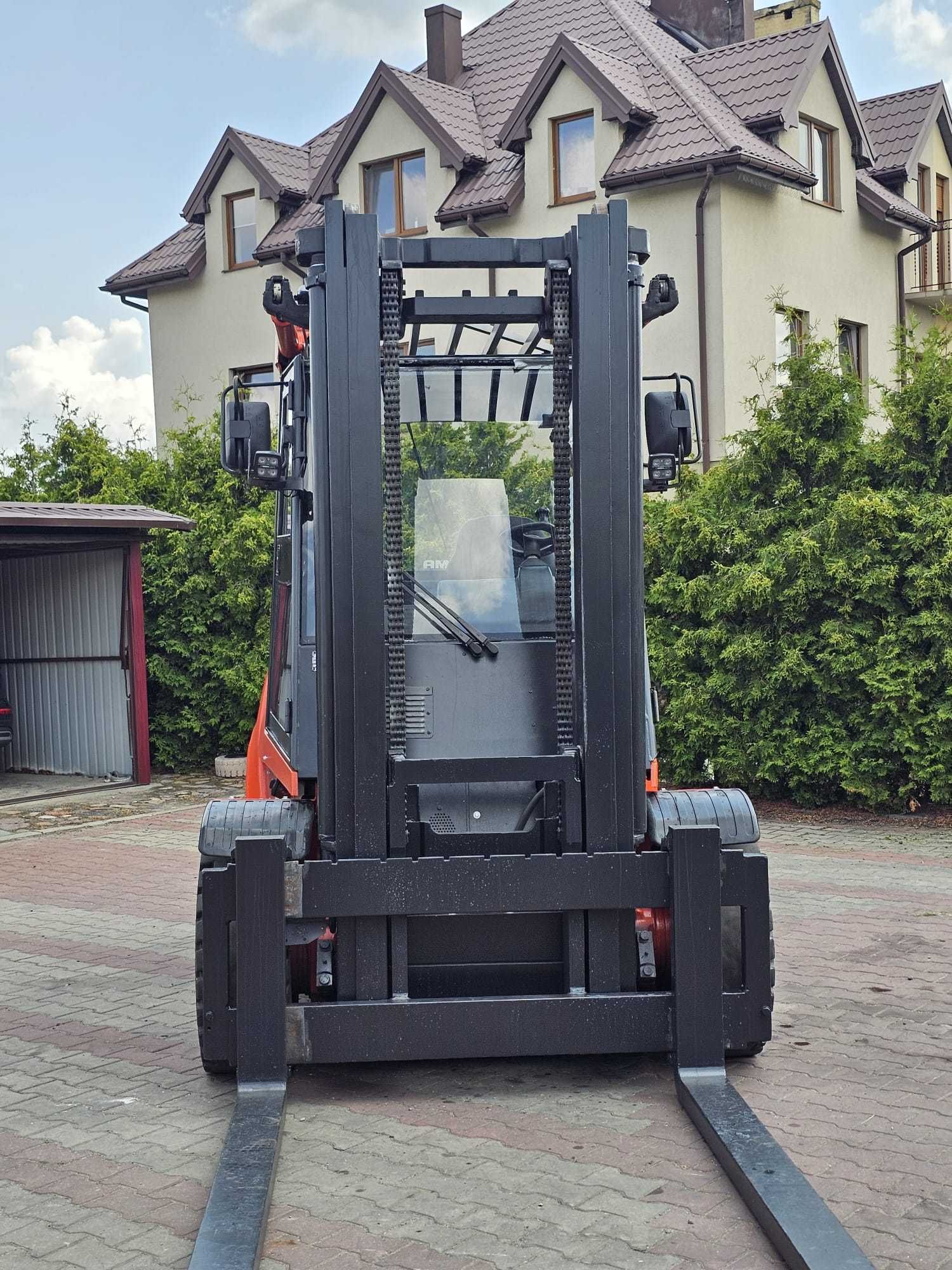 Wózek widłowy Linde H80D-03 DIESEL 2006r. Kabina