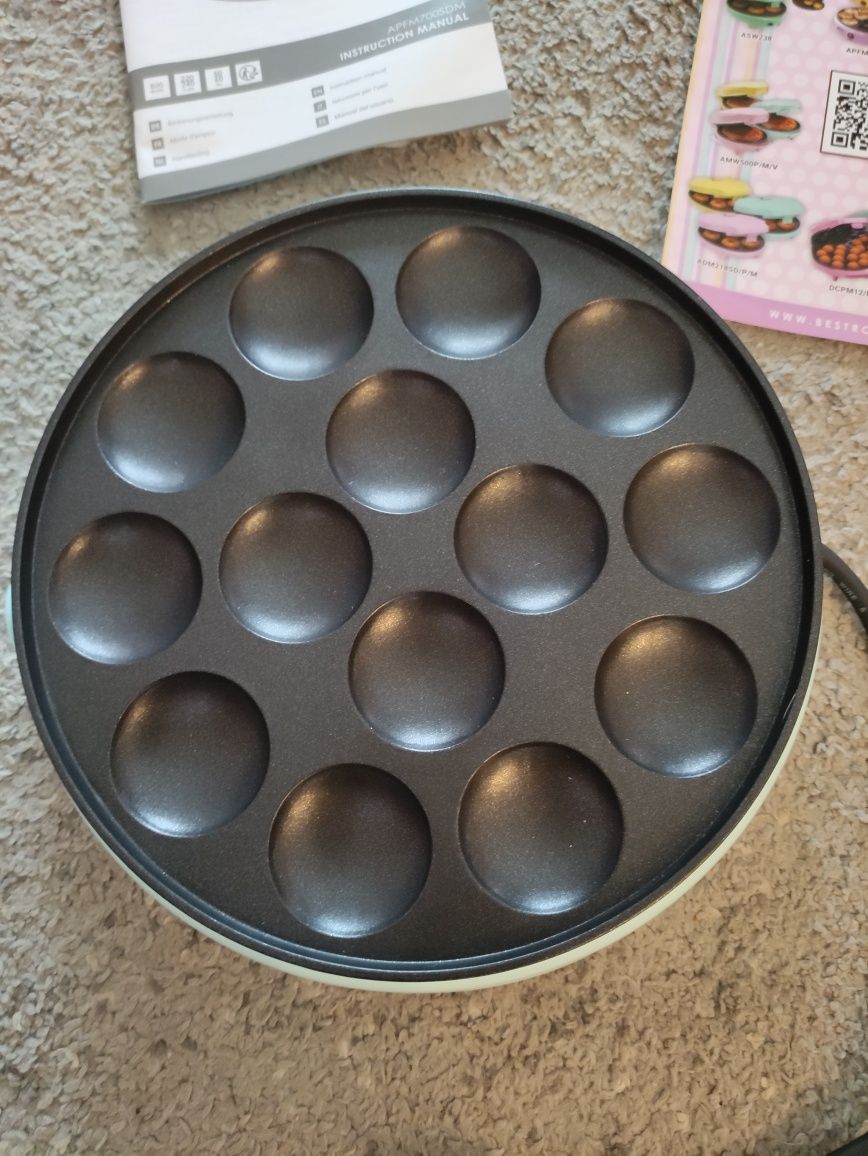 Naleśnikarnia. Bestron Poffertjes Maker w stylu retro do naleśników