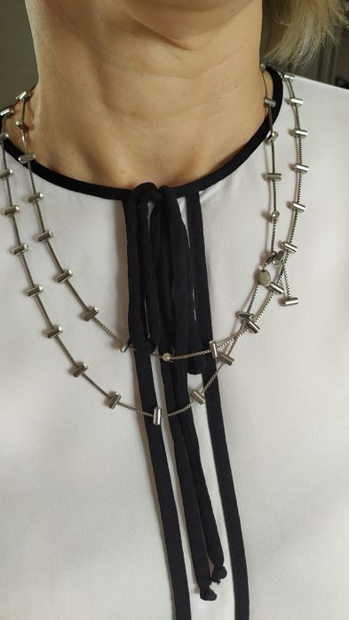 Колье SWATCH из серебра и стали