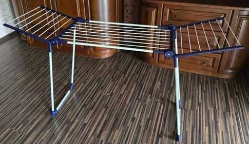 Сушилка напольная 15 м для белья раскладная. Сушарка. Сушка.