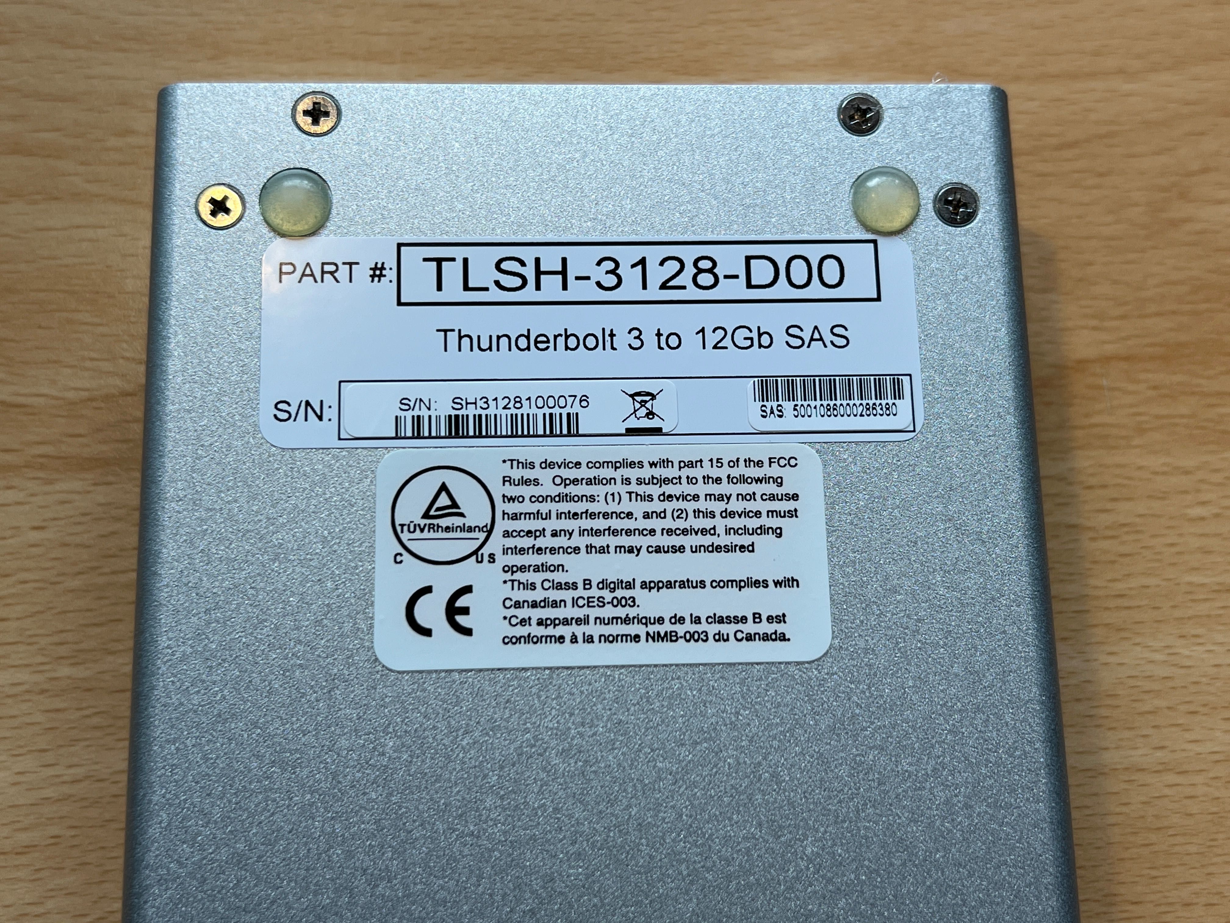 ThunderLink (model 3128) Dual-Port Thunderbolt™ 3/4 kontloler