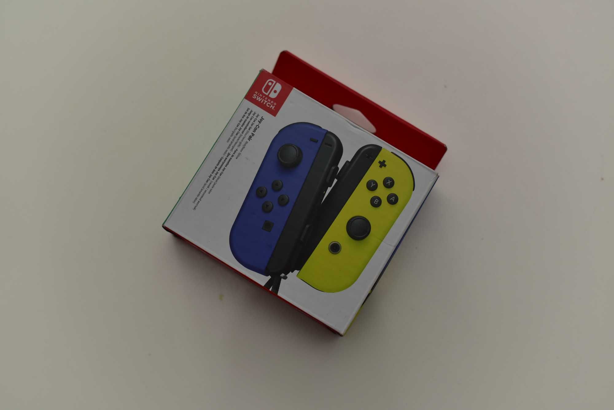 Kontroler Nintendo Switch niebieski żółty nowe
