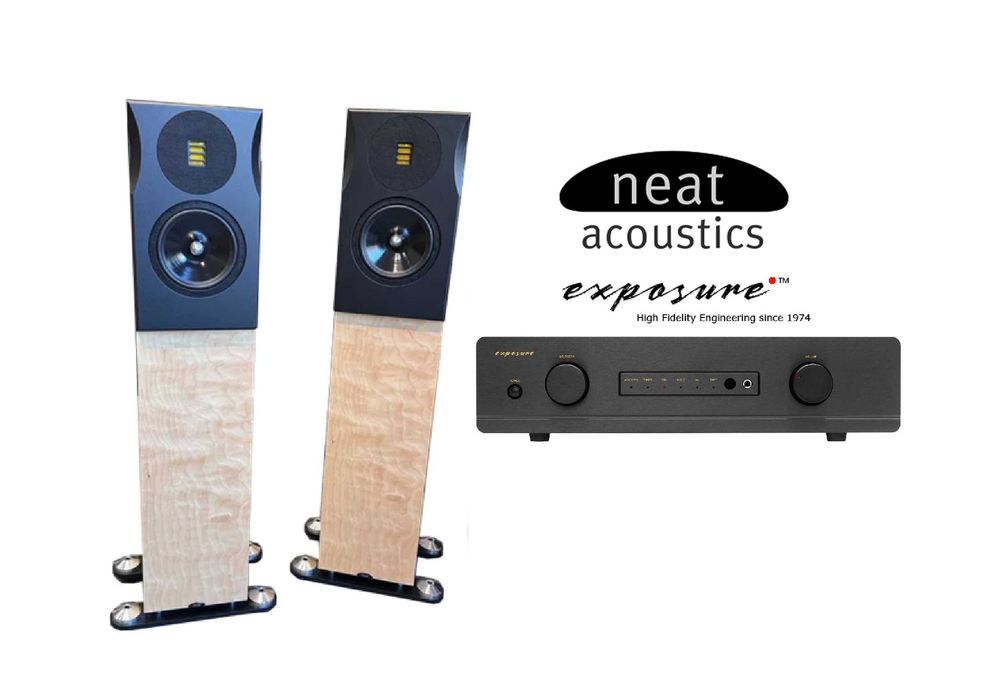 Zestaw Kolumny Neat Acoustics Momentum JET 6 Wzmacniacz Exposure 3510