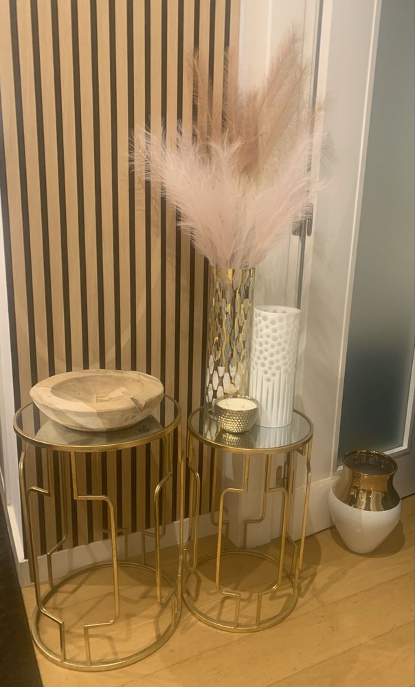 Mesas Zara Home com tampo espelhado