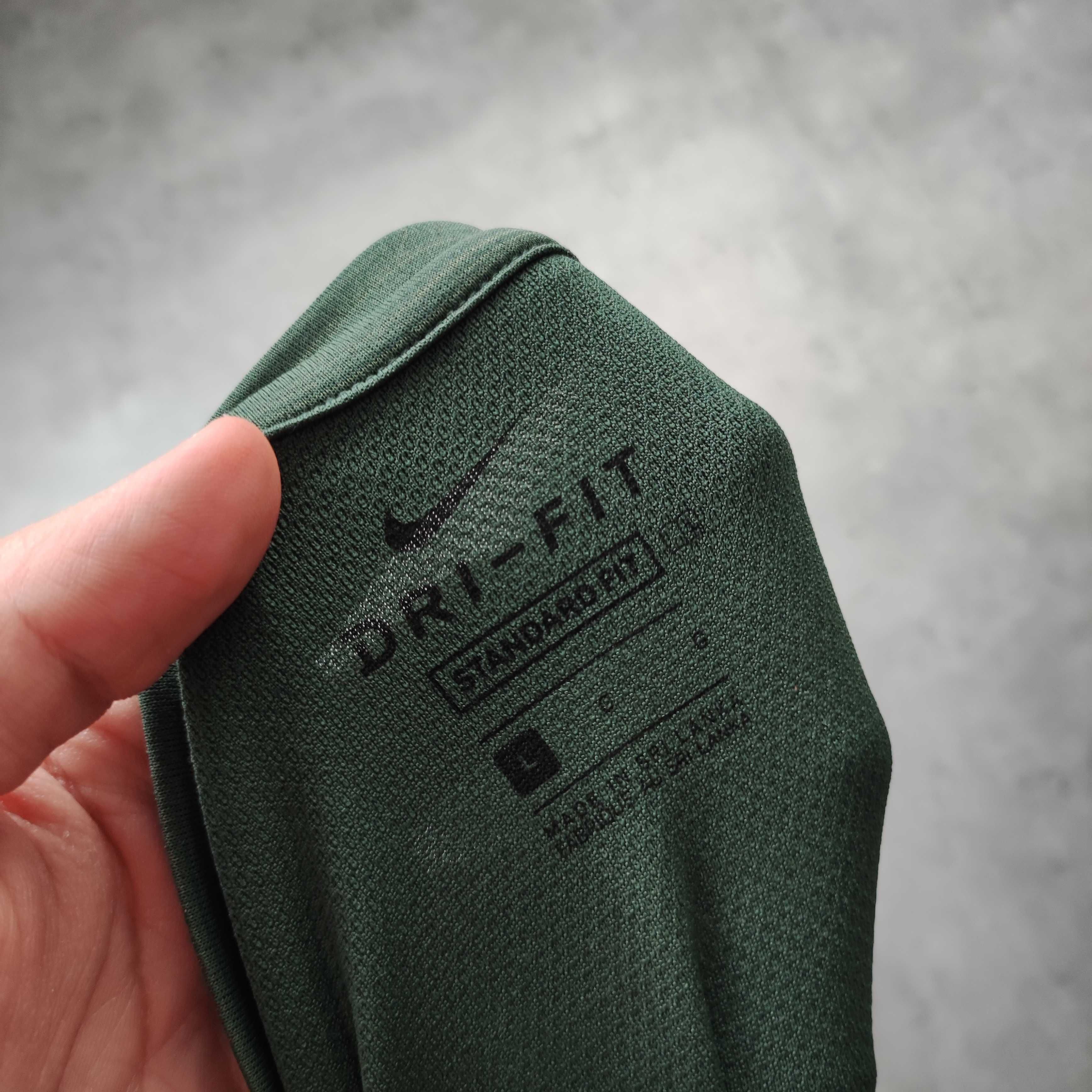 MĘSKA Koszulka PREMIUM Zielona Dri-Fit Trening Nike Bieganie Active