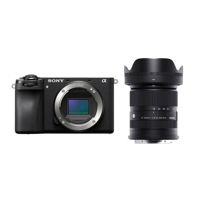 Sony A6700 + Sigma 18-50mm f/2.8 DC DN + Viltrox AF 75 mm f/1.2 Pro