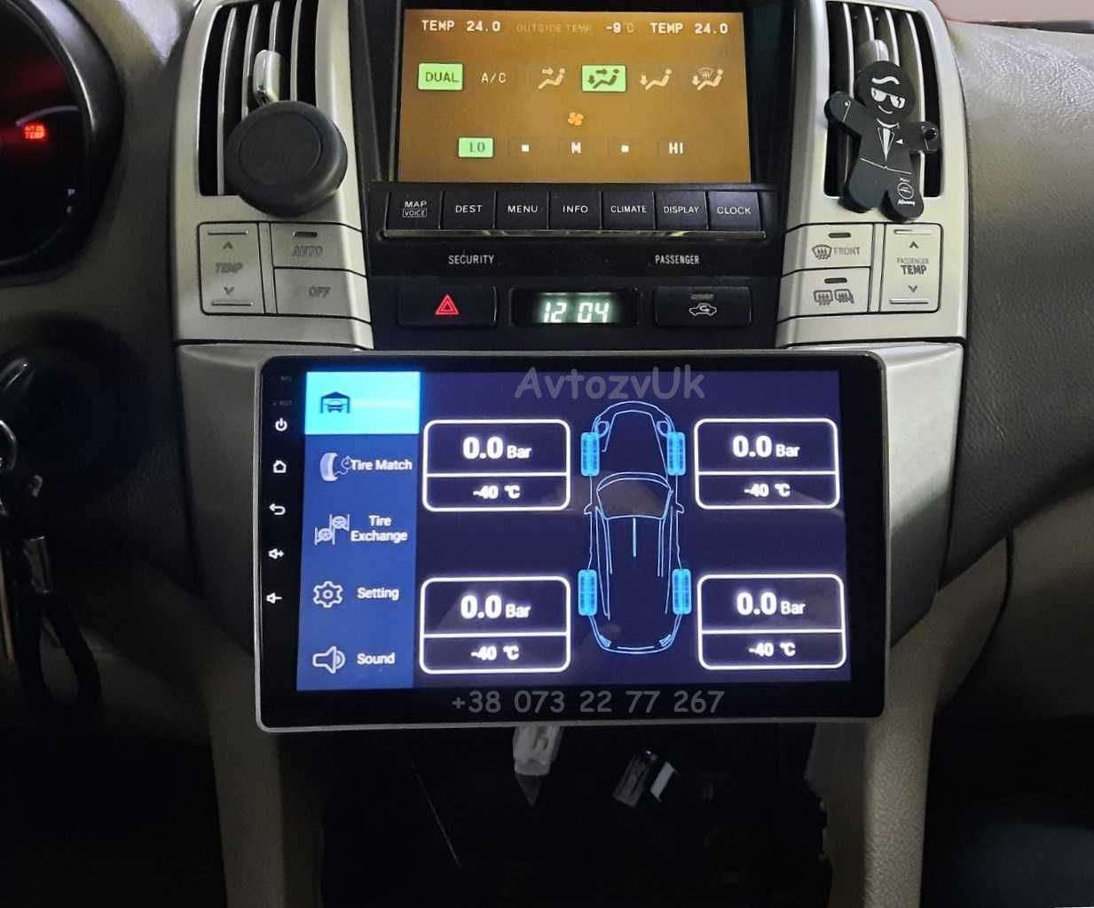Магнитола LEXUS RX300 RX330 RX350 RX400H Лексус GPS CarPlay Android 14
