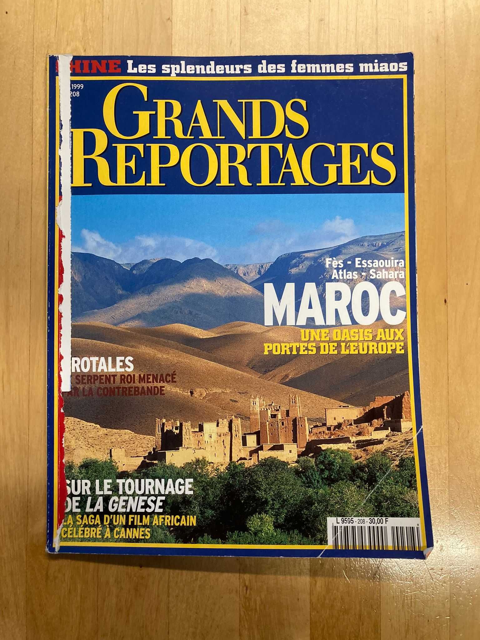 Revistas de viagem e fotografia francesas