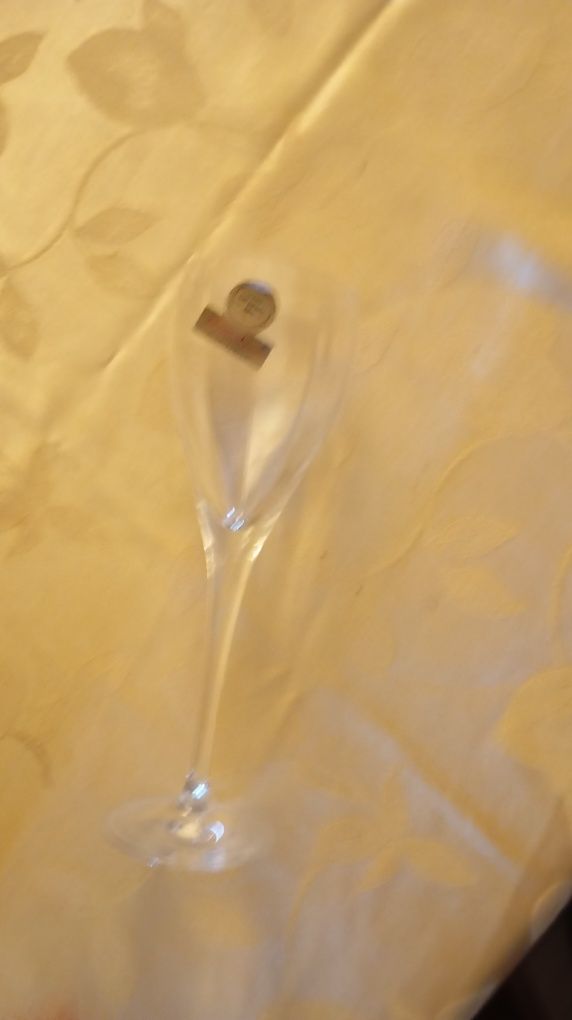 Serviço copos pé alto cristal