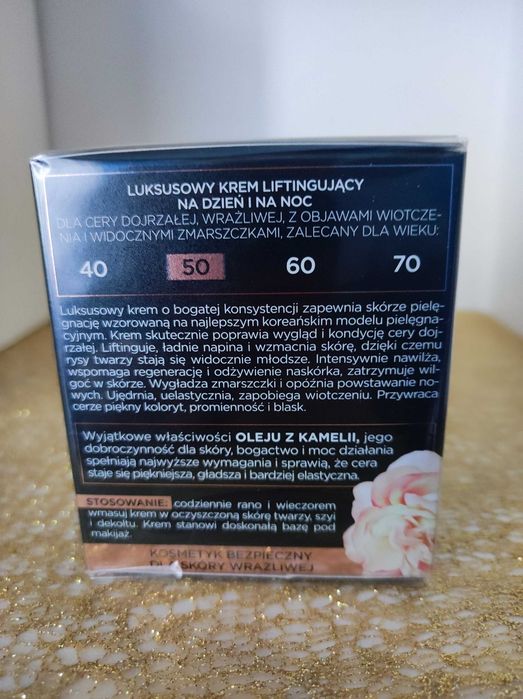 CAMELLIA OIL Luksusowy krem liftingujący 50+ dzień/ noc Bielenda
