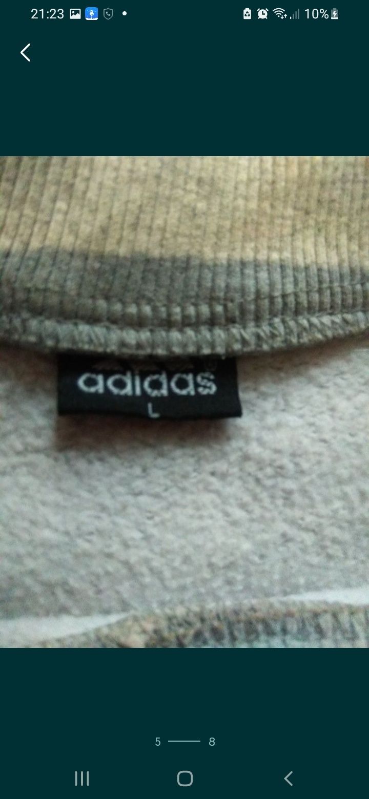 Кофта, свитшот, утеплённый оригинал Adidas ,S-M-L