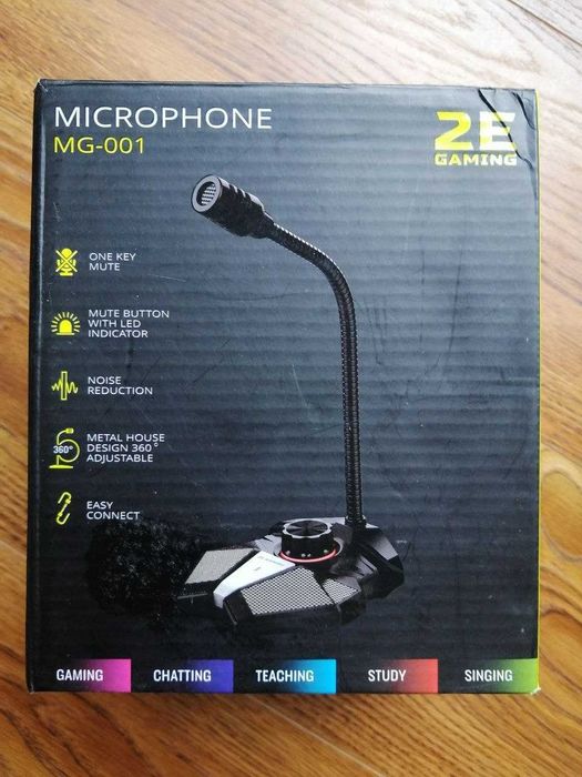 Микрофон 2E Gaming Black (2E-MG-001)