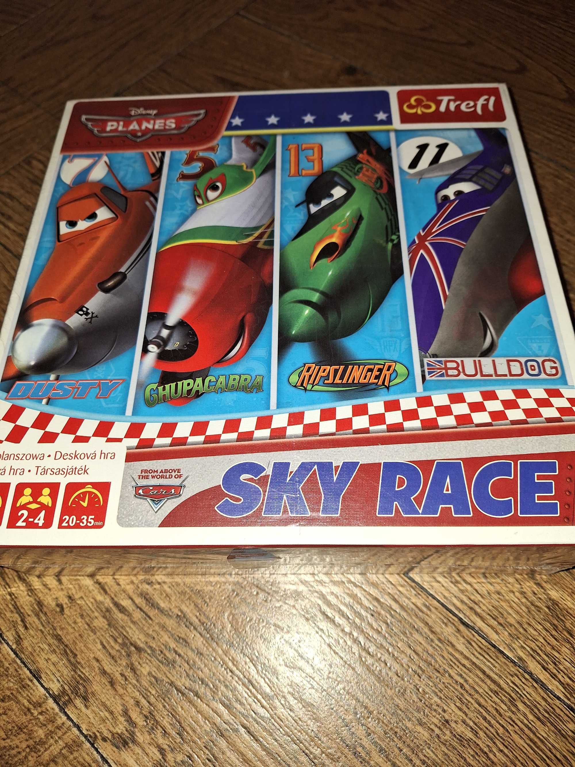 NOWA ZABAWKA planszówka Super gra planszowa Trefl Samoloty Sky Race 5+