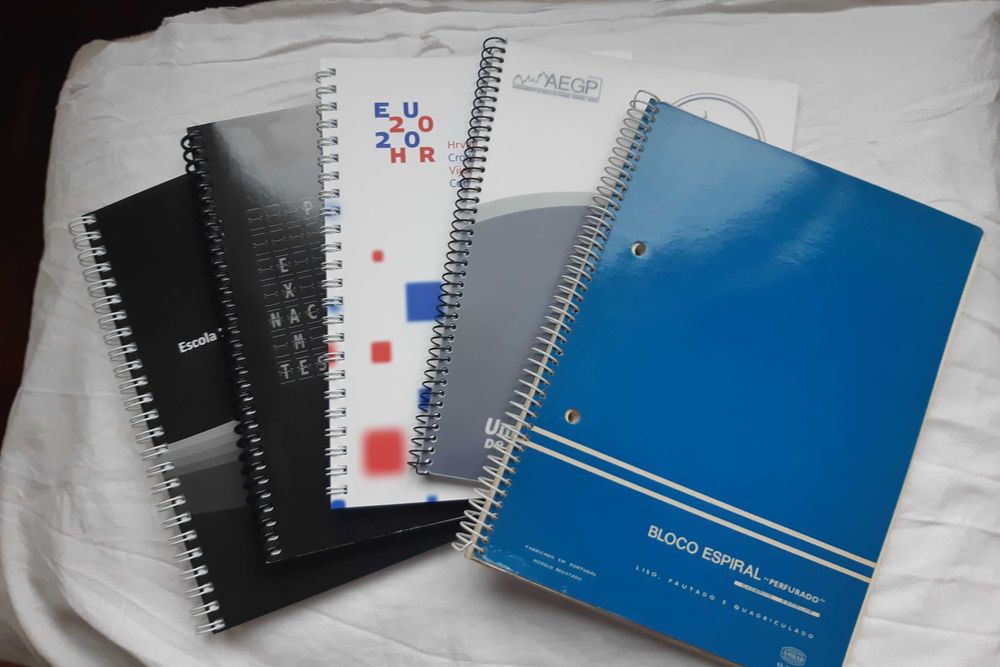 Elegantes Blocos de Notas (vários tamanhos)