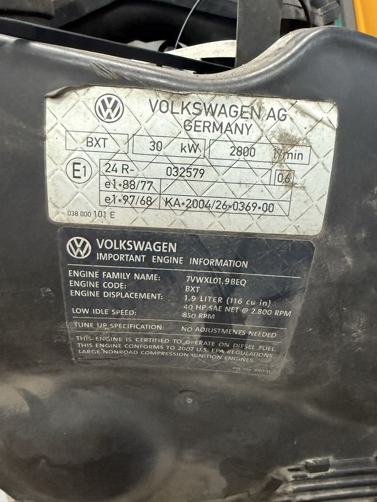 Silnik Vw BXT sprawny wózek widłowy still