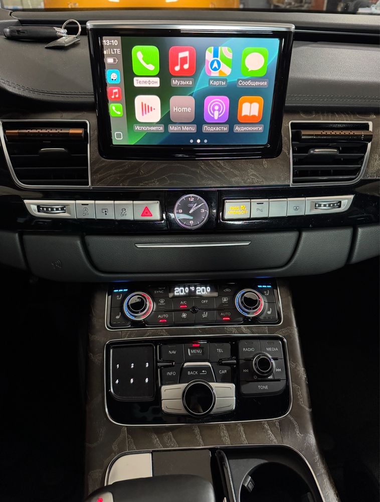 Установка беспроводного CarPlay / Android Auto Audi A4,Q5,A3,A6,A8,Q3.