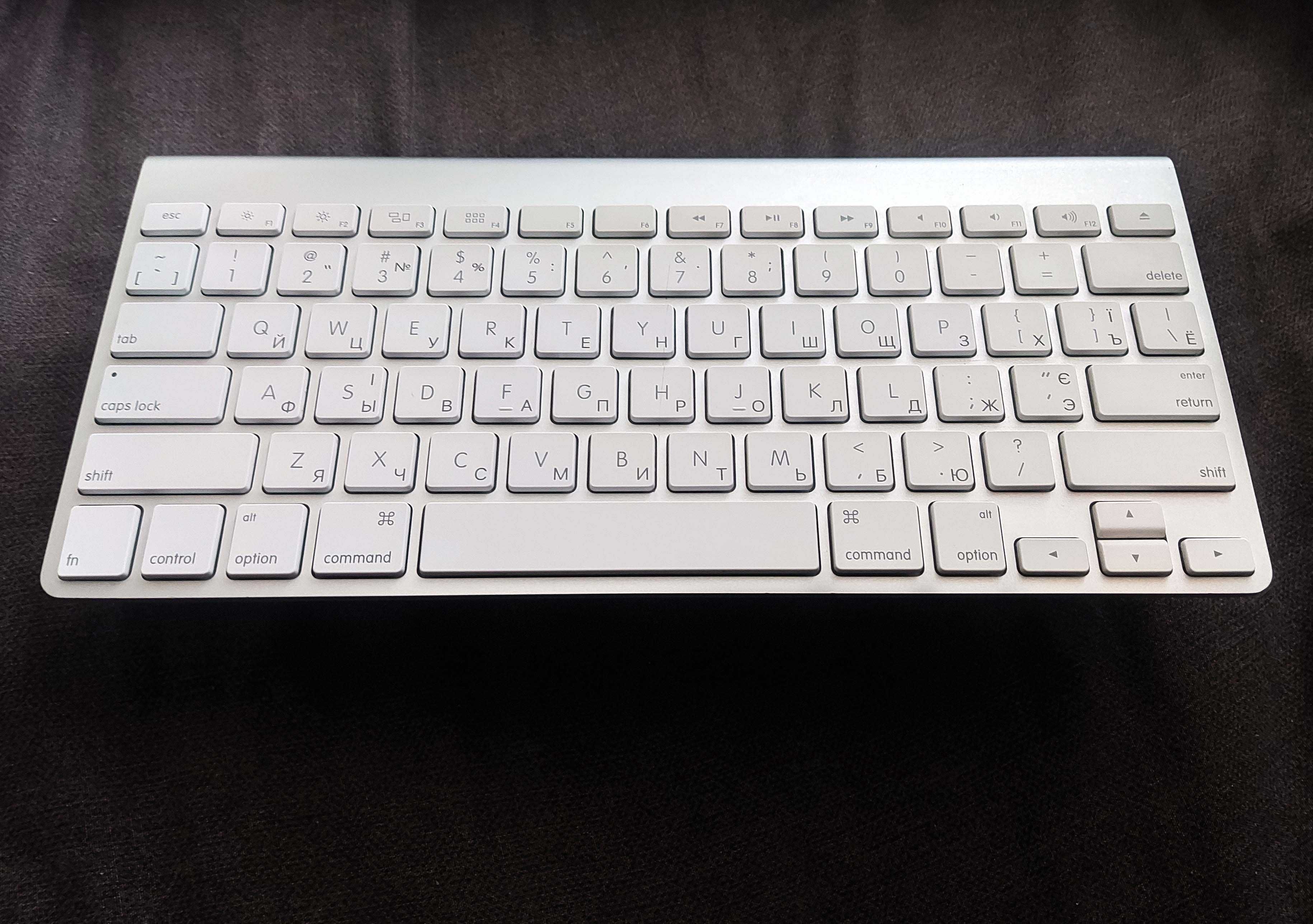 Apple magic keyboard silver/клавиатура беспроводная эпл A1314